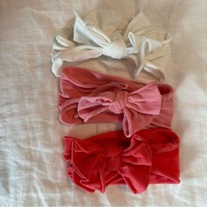 Baby bling head bands. Set of 3. EUC